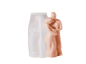 Molde silicona pareja con mujer embarazada 9V7 (2)